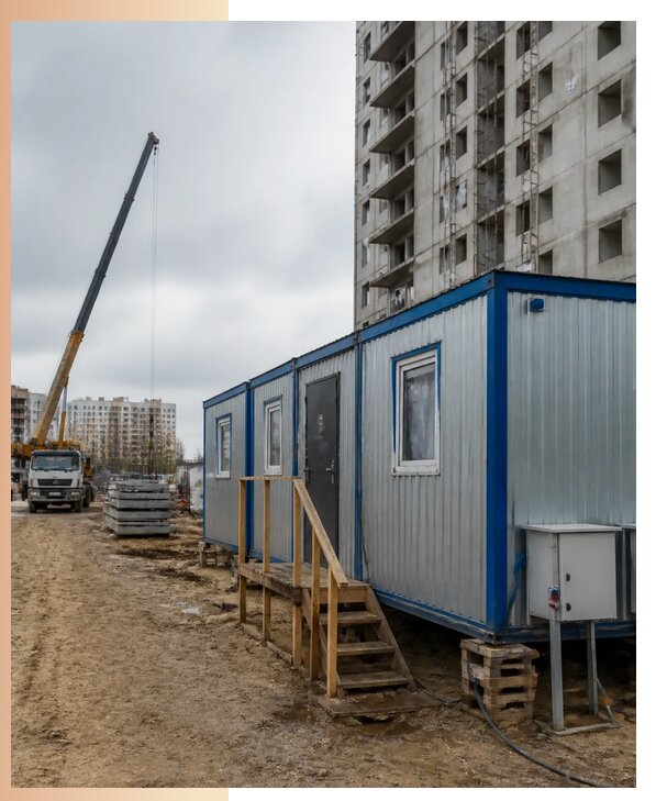 Аренда строительных вагончиков для рабочих в Дзержинском